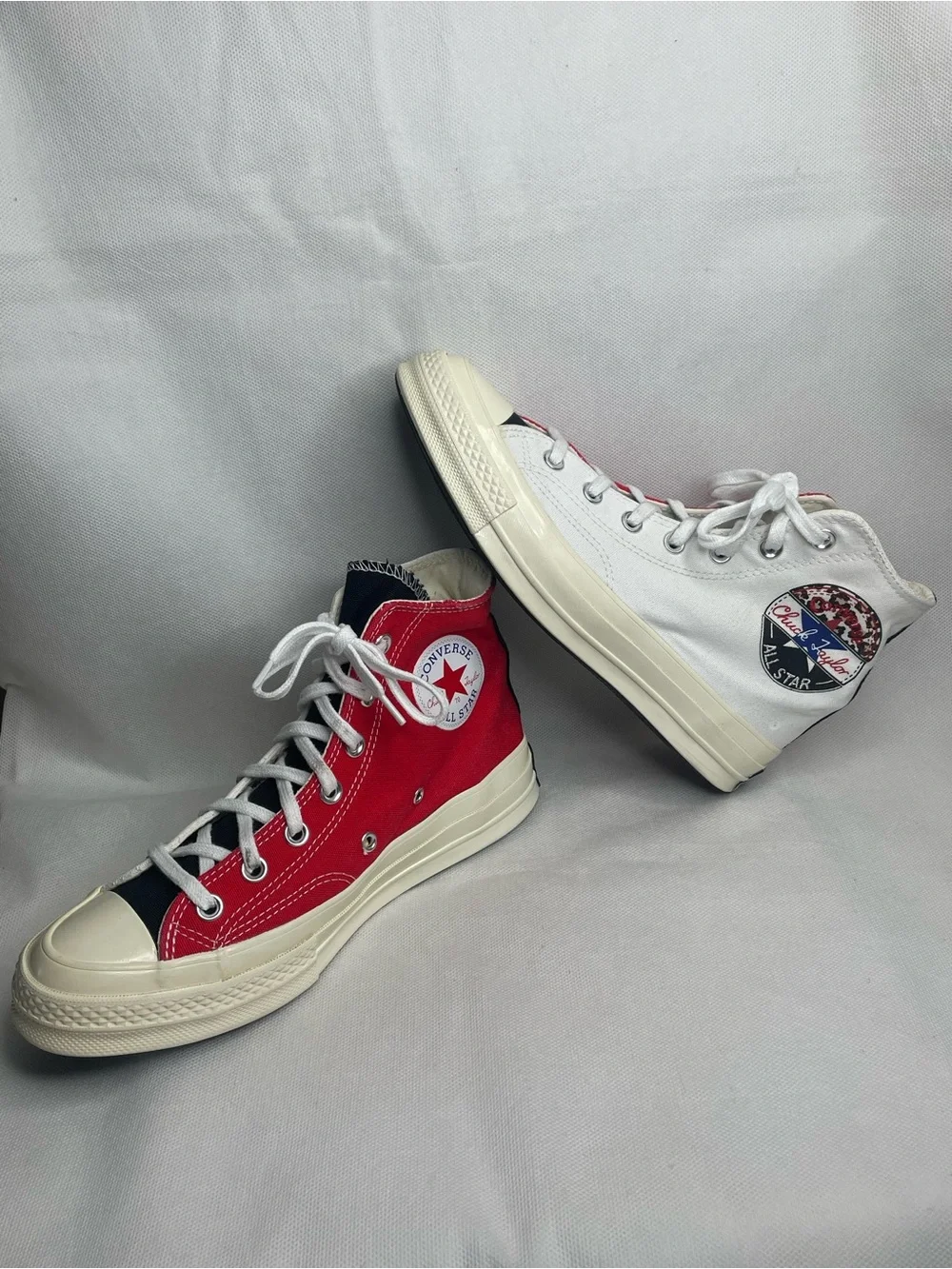 Converse Chuck Taylor All Star 70 Hi “Logo Play” Mens Size US 6 White Rush Blue